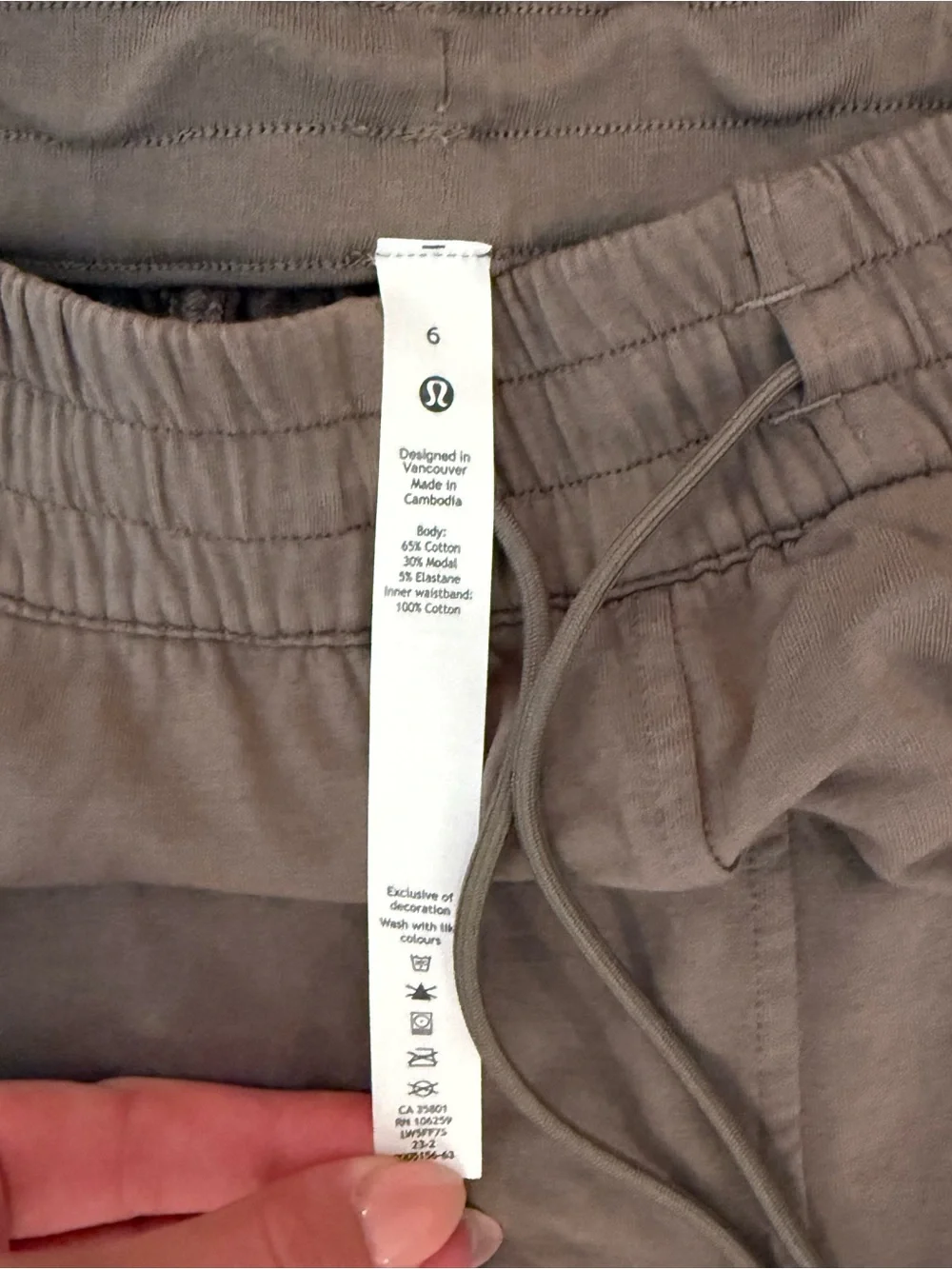 Lululemon French Terry High-Rise Pant *Full Length Nomad